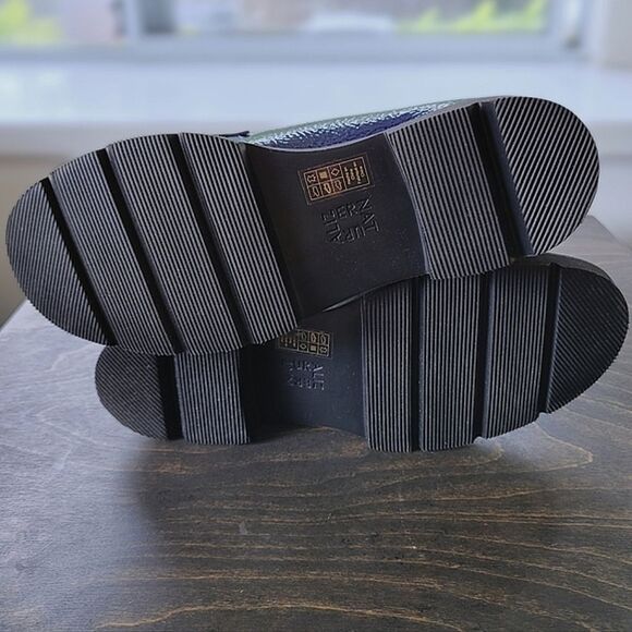 *Last Chance!* Naturalizer Darcy Fringe Leather Loafer in Haven Blue size 8W - Picture 11 of 13